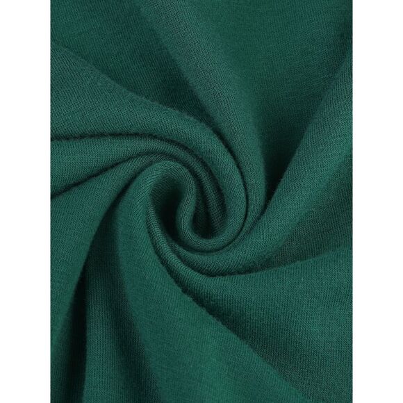 Plus Size Rompers Wide Legs Pants Sleeveless Jumpsuits with Pockets Green - Picture 5 of 6